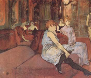 Henri de toulouse-lautrec Interior in the Rue des Moulins (mk09)